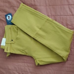 Yellow/gold Mid-Rise Skinny jeans